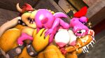 &lt;3 16:9 3d_(artwork) 69_position accessory anthro areola balls big_balls big_breasts big_penis birdo birdo_(character) bodily_fluids bow_(feature) bow_accessory bow_ribbon bowser breasts butt castle claws cobaltapple cum cum_in_mouth cum_inside detailed_background digital_media_(artwork) duo ejaculation erection feet female genital_fluids genitals hair_accessory hair_bow hair_ribbon hi_res huge_balls huge_penis humanoid humanoid_genitalia humanoid_penis inside koopa looking_pleasured male mammal mario_bros muscular nintendo nipples nude open_mouth oral orgasm orgasm_face penile penis pink_body reptile ribbons scalie sex siphon_(anatomy) smile source_filmmaker spikes tail thick_thighs toe_claws tongue tongue_out widescreen