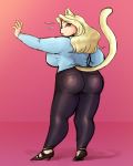  absurd_res animal_humanoid bani big_breasts big_butt bonznsfw breasts butt cat_humanoid clothing felid felid_humanoid feline feline_humanoid hi_res huge_breasts humanoid jeans mammal mammal_humanoid overweight pants solo sweater topwear 