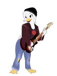 90s_clothing absurd_res alternative_rock anatid anseriform anthro avian bird bludraconoid bottomwear clothing daisy_duck denim denim_bottomwear denim_clothing disney duck ducktales ducktales_(2017) electric_guitar female grunge_(genre) guitar guitarist hardcore_punk heavy_metal hi_res jeans musical_instrument musician pants playing_guitar playing_music plucked_string_instrument punk_rock rock_(genre) shoeless singer solo string_instrument torn_bottomwear torn_clothing torn_jeans torn_pants