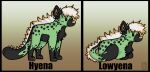 absurd_res domestic_cat felid feline felis feral gold_(metal) hi_res hybrid hyena male mammal markings meme niven piercing solo spots spotted_hyena spotted_markings starseeker trans_(lore) trans_man_(lore)