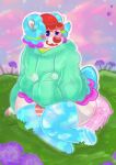 absurd_res animal_crossing anthro bovid caprine clothing gloomyyummi hi_res invalid_background legwear male mammal nintendo pietro_(animal_crossing) pillow sheep solo stockings sweater thick_thighs topwear