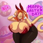 animated anthro areola areola_slip big_breasts big_butt bouncing_breasts breasts bunny_costume butt cleavage clothed clothing costume derpx1 eyewear felid feline female glasses hi_res huge_breasts huge_butt huge_hips huge_thighs katrina_fowler mammal nipple_outline nipples playboy_bunny solo thick_thighs wide_hips