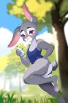 absurd_res anthro cute_eyes disney female fukksitacin hi_res judy_hopps lagomorph leporid mammal milk pinup pose purple_eyes rabbit sexy_eyes smile solo zootopia