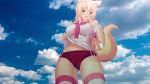  animal_ears bloomers cameltoe fast-runner-2024 photoshop seifuku shirt_lift tail thighhighs tiffy 