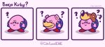  ? alien ambiguous_gender backpack banjo-kazooie blush clothing comic confusedewe crossover english_text hat headgear headwear kirby kirby_(series) mammal nintendo rareware smile super_smash_bros. super_smash_bros._ultimate text ursid video_games waddling_head wholesome 