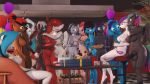  16:9 2018 3d_(artwork) 5_fingers alcohol angelica_frost animal_genitalia animal_penis anthro anthro_on_anthro areola aurora_starling balloon balls bat_pony beer beverage big_breasts birthday black_hair blue_eyes blue_hair bottle braided_hair breasts brown_body brown_hair cake cervid changeling clothing cutie_mark dickgirl digital_media_(artwork) dragonfly_(oc) earth_pony equid equine equine_penis essy_ferguson eyes_closed eyewear fangs feet female female/female food gesture gift glasses green_eyes group hair hand_on_butt hat headgear headwear hi_res holding_bottle holding_object horn horse humanoid_feet humanoid_hands inside intersex kissing_cheek looking_at_another lovers_(oc) mammal my_little_pony nails navel nipples noctilucent open_mouth pacey paintheart party penis pink_eyes pony pterippus purple_hair pussy red_body red_hair roxanna_(narox22) ryiah_(oc) sitting skye_light skyleesfm small_breasts smile source_filmmaker spot_shine standing tattoo thumbs_up unicorn wings zagata 
