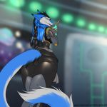  1:1 butt female first_person_view jackalope_(artist) sergal space view warrior 