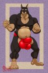  2019 4_toes 5_fingers abs anthro balls biceps big_balls black_skin bulge canid canine canis clothed clothing digitigrade dobermann domestic_dog fist gloves_(marking) hungothenomster leg_markings male mammal markings multicolored_skin musclegut muscular muscular_male muscular_thighs pecs pinscher simple_background slightly_chubby socks_(marking) solo standing tan_skin tight_underwear toes topless two_tone_skin underwear yellow_eyes 