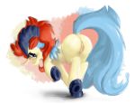  anus equid equine fan_character female fiyawerks hi_res keldeo keldeo_(ordinary_form) keldia legendary_pok&eacute;mon mammal nintendo pinup pok&eacute;mon pok&eacute;mon_(species) pose pussy solo video_games 