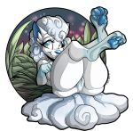  2019 alolan_vulpix alpha_channel anthro breasts digital_media_(artwork) eyelashes female furkinghell legs_up looking_at_viewer multi_tail nintendo pawpads pok&eacute;mon pok&eacute;mon_(species) pussy regional_variant side_boob solo video_games 