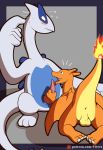  balls blush bodily_fluids butt charizard claws digital_media_(artwork) duo erection fellatio hi_res legendary_pok&eacute;mon licking lugia male male/male nervous nintendo open_mouth oral penile penis pok&eacute;mon pok&eacute;mon_(species) sex simple_background slit sweat tongue tongue_out video_games vitrex 