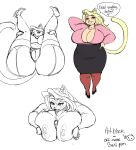  animal_humanoid bani big_breasts bonznsfw breasts cat_humanoid cleavage clothed clothing felid felid_humanoid feline feline_humanoid female hi_res huge_breasts humanoid mammal mammal_humanoid overweight pencil_skirt sex spread_legs spreading teacher titfuck 