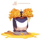  avian bird cryptid-creations food macaroni pasta penguin rock solo 
