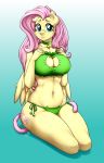  breasts clothing cutie_mark equid equine female fluttershy_(mlp) friendship_is_magic lingerie mammal my_little_pony pia-sama pterippus solo wings 