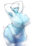  big_breasts breasts donaught female mature_female pose slightly_chubby solo thick_thighs voluptuous wide_hips yeti 