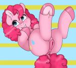  69bea anus butt cutie_mark digital_media_(artwork) earth_pony equid equine female feral friendship_is_magic hair horse mammal my_little_pony nude open_mouth pinkie_pie_(mlp) pony pussy simple_background smile solo 