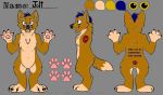  anthro canid canine canis eevee fox hybrid jolt mammal model_sheet nintendo pok&eacute;mon pok&eacute;mon_(species) video_games wolf 