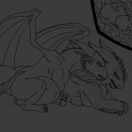  1:1 2018 anus claws digital_media_(artwork) dragon drakovix_(exidusdragonhive) dreamworks exidusdragonhive fangless feral hi_res how_to_train_your_dragon humanoid_penis male night_fury penis scales scalie simple_background western_dragon wings 