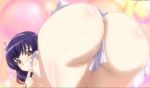  ass dat_ass looking_at_viewer looking_back seikon_no_qwaser simple_background smile yamanobe_tomo 