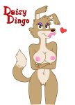  &lt;3 alpha_channel anthro big_breasts blinky_bill_(series) breasts brown_eyes canid canine canis crossed_arms daisy_dingo dingo dipstick_tail female fur hi_res juice87 looking_at_viewer mammal multicolored_fur multicolored_tail navel nipples nude portrait pussy simple_background solo text three-quarter_portrait transparent_background two_tone_fur 