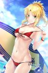  bikini fate/grand_order mordred_(fate) rei_kun swimsuits 