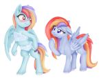  blush duo dusthiel equid equine mammal my_little_pony pterippus wings 