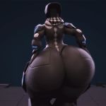  1:1 2019 3d_(artwork) ambiguous_gender animated anthroanim big_butt butt digital_media_(artwork) huge_butt huge_thighs humanoid hyper hyper_butt hyper_thighs machine not_furry rear_view robot robot_humanoid s.o.r.u. shaking_butt simple_background solo thick_thighs wide_hips 