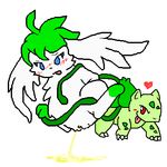  bulbasaur pokemon shaymin shaymin_sky_forme tagme 