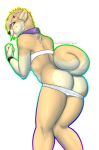  alpha_channel anthro butt canid canine clothing digital_media_(artwork) excitedcargoyle female hi_res looking_at_viewer mammal simple_background solo standing transparent_background underwear underwear_down 