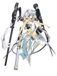  kerberos_blade leotard pointy_ears tagme thighhighs weapon 