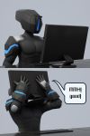  2:3 3d_(artwork) anthroanim computer dialogue digital_media_(artwork) english_text hi_res humanoid machine male monitor reaction_image robot s.o.r.u. simple_background solo speech_bubble text 