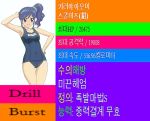  2019 aikatsu! character_profile commentary commentary_request game_cg kiriya_aoi korean_text sakura_swim_club tagme 
