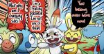  2019 ambiguous_gender anthro blood bodily_fluids cuddles_(htf) english_text fur grookey group happy_tree_friends hard_translated hi_res lagomorph lumpy_(htf) male mammal mix_2180 nintendo open_mouth pok&eacute;mon pok&eacute;mon_(species) primate scalie scorbunny smile sobble starter_trio sweat text video_games white_fur 