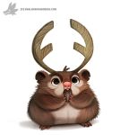  antelope bovid cricetid cryptid-creations hamster hybrid mammal rodent seed solo 