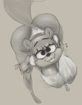  2019 anthro bent_over big_breasts big_tail biped breasts buckteeth clothing eyelashes female front_view fur grey_background greyscale guide_lines half-closed_eyes long_tail looking_at_viewer mammal monochrome nickelodeon nipple_outline panties rodent sandy_cheeks sciurid shirt simple_background sixsidesofmyhead sketch smile solo spongebob_squarepants t-shirt teeth topwear translucent translucent_clothing tree_squirrel underwear wet wet_clothing wet_shirt wet_topwear 