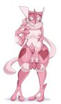  2019 absurd_res amphibian anthro blush bodily_fluids breasts donutella female freckles front_view greninja hi_res long_tongue membrane_(anatomy) nintendo nipples nude pink_skin pok&eacute;mon pok&eacute;mon_(species) pussy simple_background solo standing sweat sweatdrop thick_thighs tongue video_games webbed_feet webbed_hands white_background wide_hips 