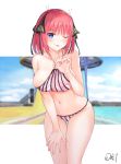  5-toubun_no_hanayome bikini da-cart nakano_nino swimsuits 