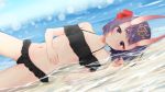  bikini fate/grand_order hijouguti horns shuten_douji_(fate/grand_order) swimsuits wet 
