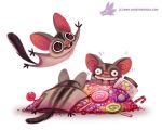  candy cryptid-creations food group mammal marsupial petaurid phalangeriform sugar_glider 