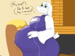  4:3 anthro hi_res pregnant toriel undertale undyingwolf video_games 