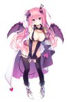  anneliese areola bikini_armor garter heels horns kimagure_temptation kimishima_ao see_through silky&#039;s_plus_wasabi tail thighhighs wings 