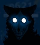  2018 ambiguous_gender black_hair canid canine hair headshot keadonger mammal scp-1471 scp_foundation skull solo undead 