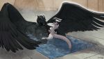  anthro bath chimera dragon feather_wings female hybrid invalid_tag male multi_arm multi_limb multi_penis multifur paws penetration penis sex size_difference tokaido vaginal vaginal_penetration 