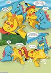  ash_ketchum ashchu comic palcomix pikachu pokemon totodile 