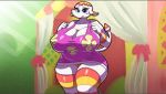  animal_crossing anthro big_breasts breasts clothing elephant elephantid fabianoferreira female huge_breasts legwear mammal margie_(animal_crossing) nintendo nipple_outline open_mouth proboscidean solo standing thick_thighs trunk video_games voluptuous wide_hips 