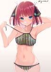  5-toubun_no_hanayome bikini mizuki_ryuu nakano_nino swimsuits undressing 