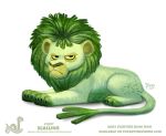  cryptid-creations felid food food_creature lion mammal pantherine scallion solo 