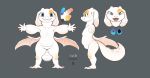  2019 ambiguous_gender anthro blue_eyes digital_media_(artwork) dragon horn ilid little_horns locksto model_sheet slightly_chubby stocky thick_tail wings 