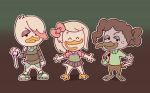  anatid anseriform avian bird disney duck ducktales ducktales_(2017) hannahbettearts hummingbird lena_(ducktales) violet_sabrewing webby_vanderquack 