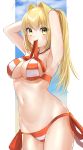  bikini fate/grand_order saber_extra swimsuits yayoimaka03 